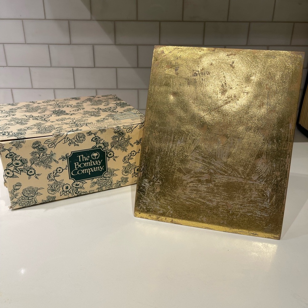 Bombay Company Gold Leaf shelf